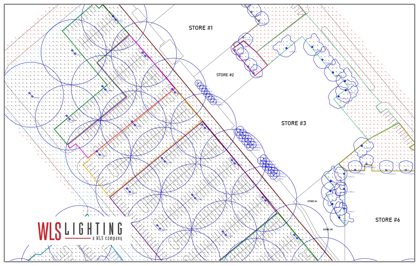 WLS Lighting photometric plan