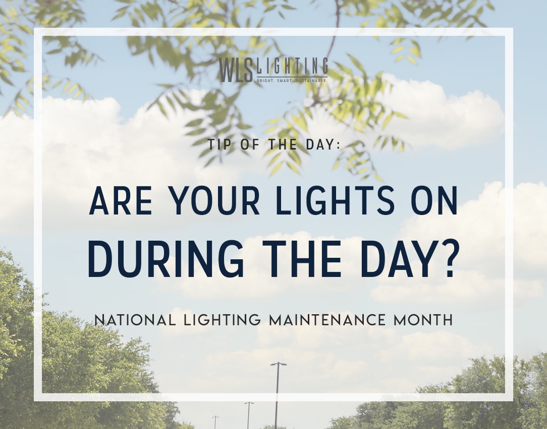 Are your lights on during the day?